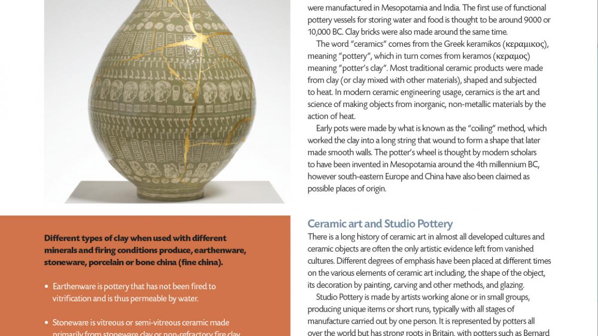 Article Pure Arts by Lesley Samms / August 2017 / 1