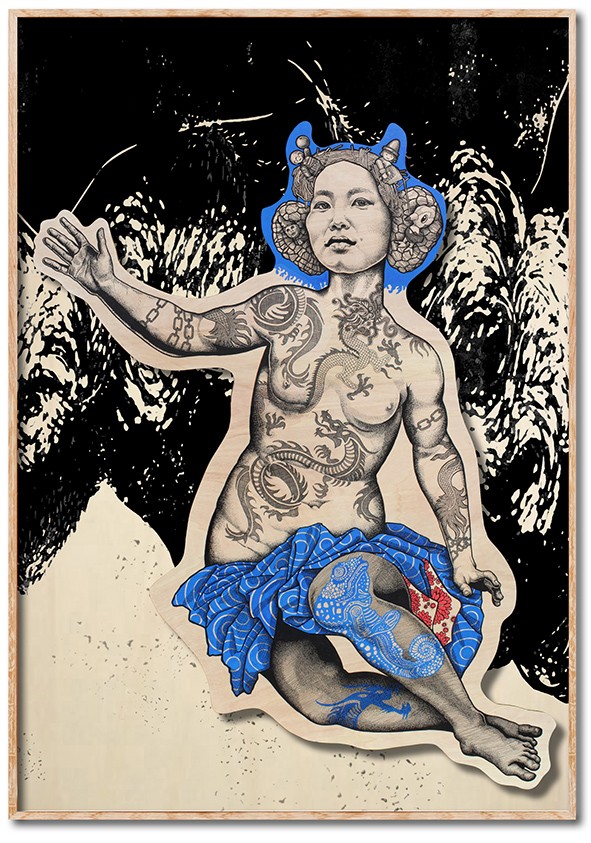 Andromède (d'après Domenico Guidi) / 126 x 170 cm / elia pagliarino