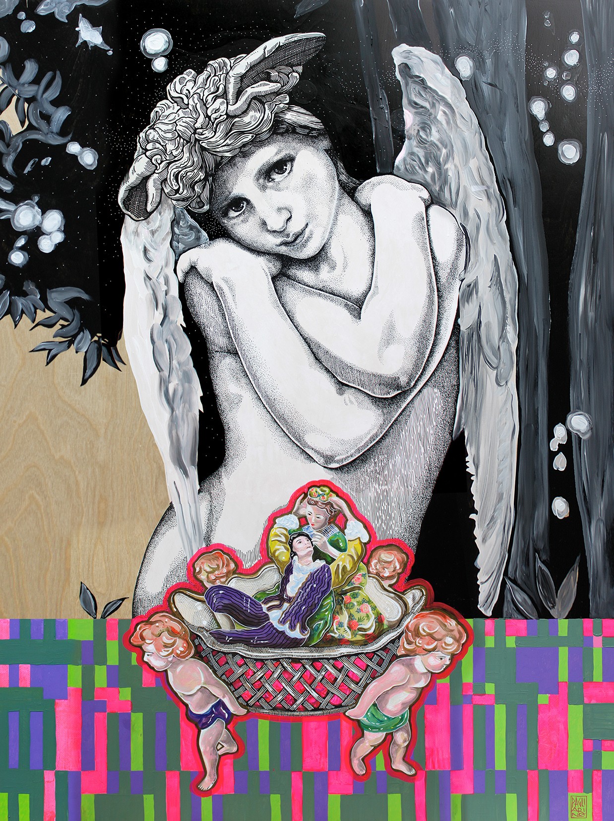 Cupidon et les Amours (d'après Bouguereau) / elia pagliarino