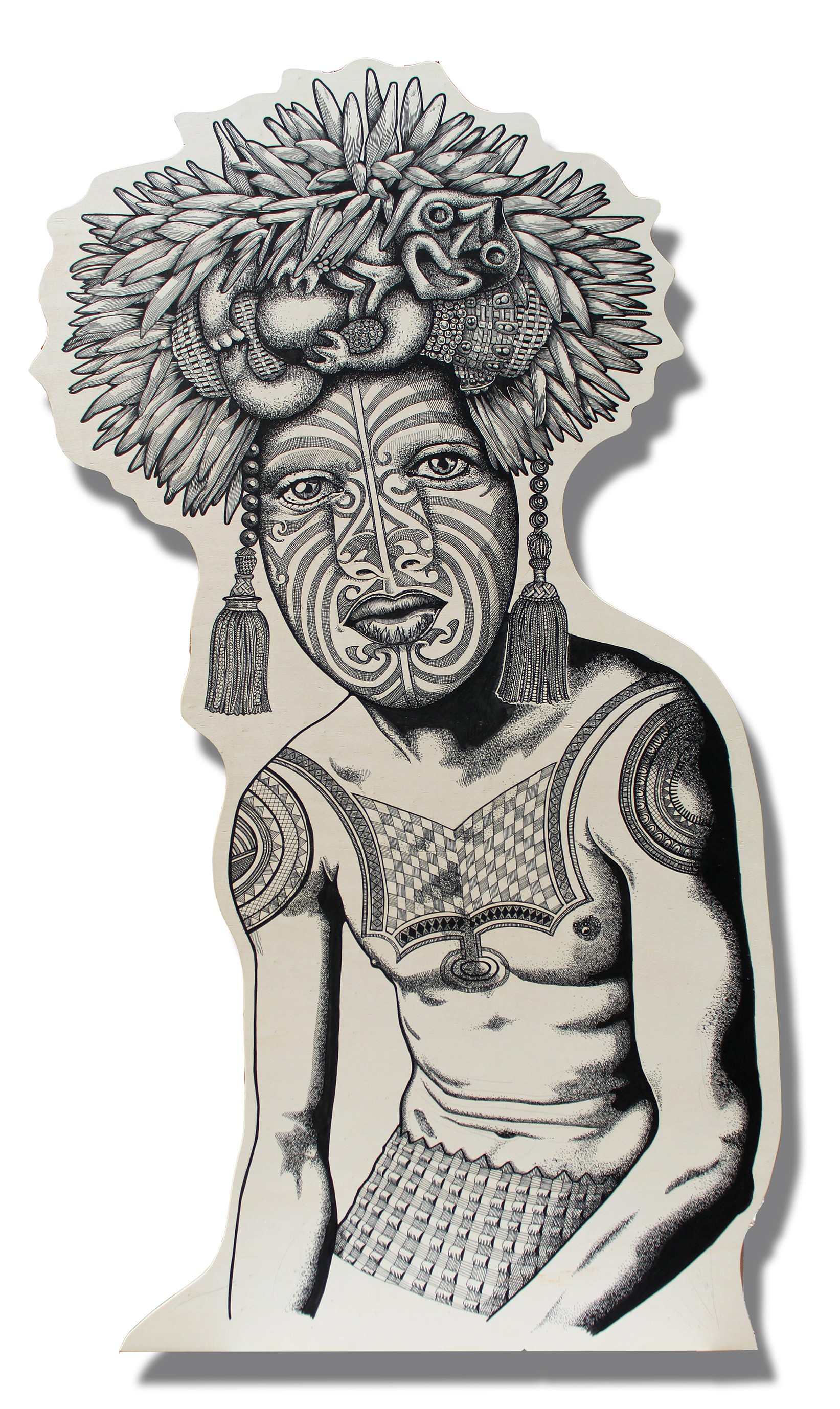 Théâtre III, Tu ra i po / 72 x 150 cm / Elia pagliarino