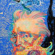 Van gogh au tournesol peinture elia pagliarino bdf 1